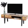 Image de Meuble TV avec tiroir bois et métal Brams