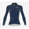 Image de Maillot Bioracer Epic 2025 manches longues bleu nautique femme - M