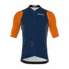Image de Maillot Bioracer Icon 2025 manches courtes bleu marine orange - S