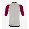Image de Maillot Bioracer Icon 2025 manches courtes gris clair bordeaux - XL