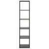 Image de Étagère 6 Niveaux en Métal Lovra 180cm Noir