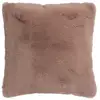 Image de Coussin imitation fourrure cutie 45x45cm rose poudré 88535