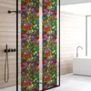 Image de Film Fenêtre Anti Regard Occultant - VITRAIL MULTICOLOR - Stickers pour Vitres &amp Porte de Douche - 40x200cm