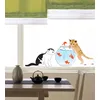 Image de Stickers Muraux décoration adhésifs Chat et poissons