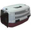Image de Caisse de transport Viaggio Carrier M pour chien - Bordeaux et gris