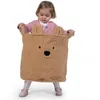 Image de CHILDHOME Panier de rangement Teddy 40 x 40 x 40 cm Beige