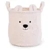 Image de Panier de rangement 30x30x30 cm teddy Blanc Cassé