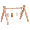 Image de 4 OURS POUR ARCHE BOIS Choix des Déclinaisons - CARAMEL-BLANC