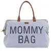 Image de CHILDHOME - Mommy Bag Canvas Gris