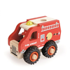 Image de Camion De Pompier En Bois