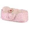 Image de Couffin poupée - Egmont Toys - Coccinelle - 40 cm - Tissu fleuri - Lavable 30°C