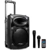 Image de IBIZA SOUND PORT10VHF-BT Système de sonorisation portable autonome 25 cm avec USB - MP3 bt rec vox 1 micro vhf & 1 filaire
