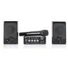 Image de Party Light&sound Party-ka100 - Kit Karaoké : 1 Amplificateur 2x50w, 2 Enceintes, 1 Micro - 76db - Bluetooth, Usb