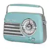 Image de Radio Portable Freesound Vr40 Vintage Plastique Bleu Mat 210x80x160 Mm Madison