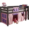 Image de Tente Pour Lit Mezzanine Tissu Rose Et Violet Bella