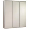 Image de Armoire 3 Portes Bois Laqué Blanc Lara