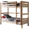 Image de Lit Superposé 90x200 Pin Massif Clair Pinie H 180cm
