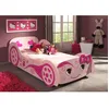 Image de Lit enfant - Vipack - FUN Lit voiture love rose - 90x200 - 1 place - Barrières de sécurité