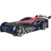Image de Lit Enfant Voiture De Course 90x200 Turin   Sommier Inclus-