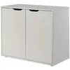 Image de Armoire De Rangement À 2 Portes Pino Bois Blanc Vipack