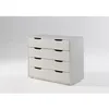 Image de Chiffonnier Charlotte - Vipack - Blanc - 4 tiroirs - Pin massif