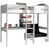 Image de Lit Combiné Avec Fauteuil 90x200 Pin Massif Blanc Pino