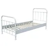 Image de Lit enfant - Vipack - New York - Métal - 90 x 200 cm - Blanc laqué