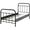 Image de Lit enfant - Vipack - Noir - 90x200cm - Métal - Style Industriel