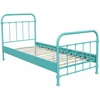 Image de Lit Simple Métal Vert Menthe New York 90x200
