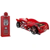 Image de Lit Voiture De Course 90x200 Spider   Sommier Inclus-modéle Avec Armoire