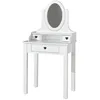 Image de Coiffeuse Enfant Amori Avec Miroir Bois Blanc Vipack