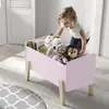 Image de Boîte À Jouets Kiddy Bois Rose Ancien Vipack