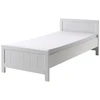 Image de Lit 90x200 Pin Massif Laqué Blanc Erik