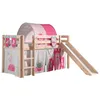 Image de Pack - Lit Enfant Tente 3 Pochettes & Tunnel Pino Princesse Naturel