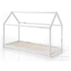 Image de Lit cabane 90x200cm Blanc