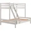Image de Lit Superposé 90-140x200 Pin Massif Blanc Pino