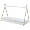 Image de Lit Enfant & Matelas "tipi" 90x200cm Blanc