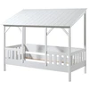 Image de Lit Cabane Avec Tiroir Lit Henri 90x200   Pin Massif Blanc