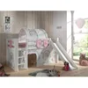 Image de Pack - Lit Enfant Toboggan Tente Tunnel & 3 Pochettes Pino Birdy Blanc
