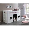 Image de FREYA Lit compact ii Hauteur 90x200cm - VIPACK - Gris - Bois