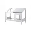 Image de Vipack lio lit cabane 90x200cm + set de rideaux + lit gigogne HBCO2814