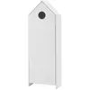 Image de Armoire Enfant 1 Porte Cabine De Plage Bois Laqué Blanc Camila