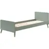 Image de Lit Enfant 90x200 Avec Sommier Bois Vert Satiné Funy