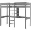 Image de Lit Mezzanine 90x200 Pin Massif Gris Pino 2