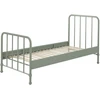 Image de Lit Simple Métal Vert Mat Bronx 90x200