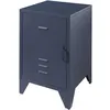 Image de Table de chevet - VIPACK - Bronxx - Bleu - Style scandinave moderne - 1 porte