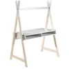 Image de Kiddy Bureau Tipi pour enfant - VIPACK - Gris - Bois - Dès 6 ans