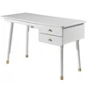 Image de Bureau Enfant 2 Tiroirs Bois Blanc Satiné Funy