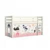 Image de Vipack - Lit mi-hauteur 90x200 sommier inclus housse Fairy Pino - Blanc