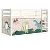 Image de Lit Enfant Surélevé Pino Dino 90x200cm Blanc